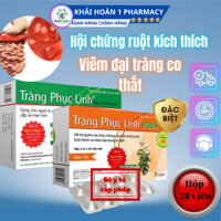 [Hàng chính hãng] Viên uống đại tràng TRÀNG PHỤC LINH và TRÀNG PHỤC LINH PLUS giúp bảo vệ đại tràng khỏe mạnh - Hộp 20V