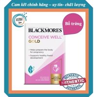 [Hàng chính hãng] Viên Uống tăng thụ thai Blackmores Conceive Well Gold, 28 + 28 viên