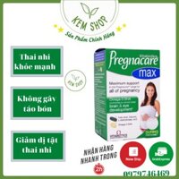 [HÀNG CHÍNH HÃNG] Vitamin tổng hợp Bà Bầu Pregnacare Max giúp bầu khỏe, không thiếu máu, đỡ nghén