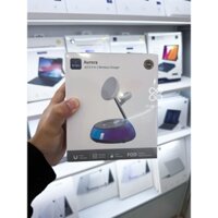 [Hàng Chính Hãng] WiWU Aurora Wi-W036 Qi 2.0 3in1 Wireless Charger Dock sạc không dây sạc nhanh 3 thiết bị