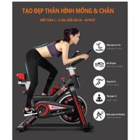 [Hàng Chính Hãng] Xe Đạp Tập Thể Dục Air Bike GH-709 Thiết Kế Mới, Cảm Biến Nhịp Tim, Chống Ồn, Bảo Hành 5 Năm
