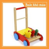 (hàng chính hãng) Xe Gà Tập Đi Bằng Gỗ Cho Bé VinaStar - Hàng Chuẩn