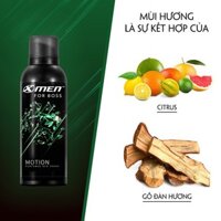 {hàng chính hãng} XỊT KHỬ MÙI XMEN FOR BOSS MOTION & INTENSE 150ML