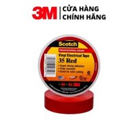 Hàng chính hãng.Băng keo điện chịu dòng cao tới 600V chống cháy 3M Scotch 35 nhiều màu/ 33+ 19mmx20.1m