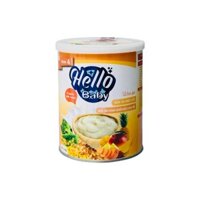 [HÀNG CHÍNH HÃNG]Bột Ăn dặm HELLO BABY 350gr Vị trái cây-Nguyên liệu NK Newzeland-Bổ sung nguồn dinh dưỡng tối ưu cho Bé