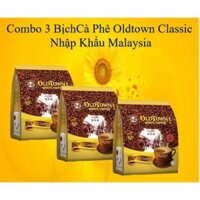[hàng chính hãng]COMBO 3 BỊCH Cà phê trắng white coffee OLDTOWN CLASSIC malaysia(vị truyền thống)