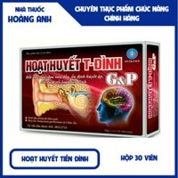 [Hàng chính hãng]Hoạt huyết tiền đình GP - Chấm dứt nỗi lo tiền đình