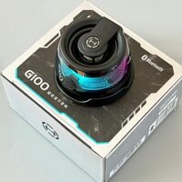 (Hàng Chính Hãng)Loa Mini Bluetooth Hecate G100 Nam Châm, Hiệu Ứng Ánh Sáng, Âm Thanh Kép, Nghe Nhạc 6H