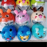 (Hàng chính hãng)mũ bảo hiểm có kính cho bé có tai sịn sò