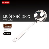 HÀNG CHÍNH HÃNGMuôi múc canh cỡ nhỏ dài 23.5cm, rộng 7.5cm bằng thép không gỉ an toàn sức khỏe GGOMi Hàn Quốc GG468