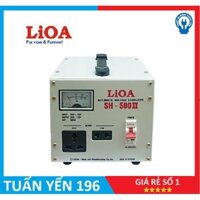 ✅Hàng Chính Hãng✅Ổn áp 1 pha LiOA 500VA dải điện 150v-250v SH-500II- bảo hành 1 năm
