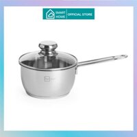 [HÀNG CHÍNH HÃNG]Quánh 3 đáy inox 430 Fivestar Standard nắp kính bếp từ FSQ16001 (16cm)