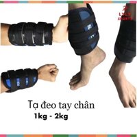 [Hàng chính hãng]Tạ đeo chân, tạ đeo tay Tập Thể Lực loại tốt 2kg - 1 cặp - LYLYSPORTS