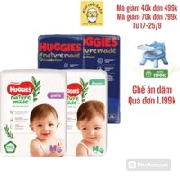 [HÀNG CHÍNH HÃNG]Tã/bỉm HUGGIES PLATINUM NATURE MADE NB60/S82/M64/L54/Xl44/(dán), M58/L44/XL38/XXL26