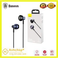 ✔HÀNG CHÍNH HÃNG✔Tai Nghe Nhét Tai Baseus H19 Âm Thanh Nổi 6D Và Mic Cho Điện Thoại Xiaomi samsung Có Dây 3.5mm-Bảo hành