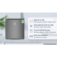 [HÀNG CHÍNH HÃNG]Tủ Lạnh Mini Electrolux 45 lít EUM0500AD-VN Model 2022