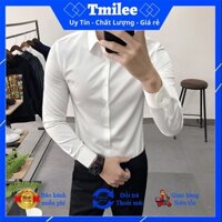 [Hàng Chuẩn] Áo Sơ Mi Nam Dài Tay, Trơn Cao Cấp 2020 Form Hàn, Dáng Ôm Slimfit Theo Body