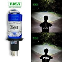 [HÀNG CHUẨN BMA] Đèn Pha LED Bi Cầu W3F 60W Ánh Sáng Vượt Trội Trợ Pha Laser 12-24V ĐiệnBình