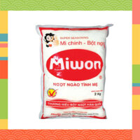 Hàng chuẩn Bột ngọt Miwon, đóng gói 2kg - Tinh chất gia vị độc đáo