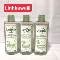 [HÀNG CHUẨN CHÍNH HÃNG DKSH] Nước Tẩy Trang Simple Micellar Cleansing Water 200ml