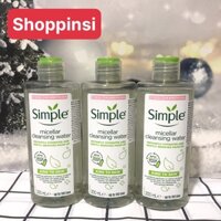 [HÀNG CHUẨN CHÍNH HÃNG DKSH] Nước Tẩy Trang Simple Micellar Cleansing Water 200ml