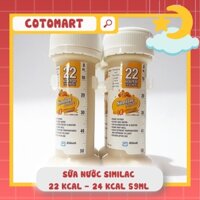 Hàng chuẩn chính hãng   LẺ GIÁ SỈ] Sữa Nước Similac 22 kcal - 24 kcal 59ml (Thùng 48 Ống) (22kcal trợ giá mùa dịch