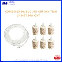[HÀNG CHUẨN] COMBO 10 MÉT DÂY OXY SỦI LOẠI DÀY VÀ 5 CỤC ĐÁ OXY SỦI HÌNH TRỤ ĐEN