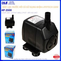 [HÀNG CHUẨN] MÁY BƠM LỌC NƯỚC HỒ CÁ CAO CẤP LIFETECH - AP 3500 - CÔNG SUẤT 45W - LƯU LƯỢNG NƯỚC 2000 LÍT/H - ĐẨY CAO 2M3