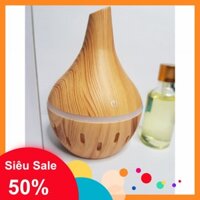 Hàng chuẩn  Máy khuyếch tán Tinh dầu phun Sương hơi Nước dài Vân Gỗ (ảnh thật ) bảo hành