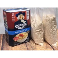 [HÀNG CHUẨN MỸ] Nửa thùng yến mạch Mỹ Quaker Oats Quick 1 (cán vỡ) 2.26kg