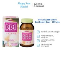 Hàng Chuẩn Nhật - Viên Uống BBB Orihiro Best Beauty Body Hỗ Trợ Nở Ngực Và Săn Chắc Hộp 300 Viên