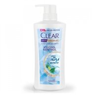 [Hàng chuẩn Thái] Dầu gội Clear Bạc hà chai dung tích 480ml giúp ngăn gàu đem lại cảm giác mát lạnh bạc hà cho tóc