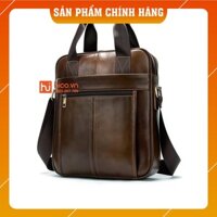 Hàng Chuẩn Túi Đeo Chéo Nam Da Bò T140 – Thiết Kế Tinh Tế – Phù Hợp Đi Học , Đi Làm