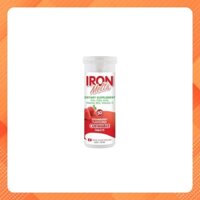 [Hàng Chuẩn ÚC] Iron Melts - Viên KẸO ngậm bổ sung sắt cho bầu và trẻ em 50 viên vị dâu dễ dùng không bón