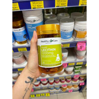 [HÀNG CHUẨN ÚC] Mầm Đậu Nành Úc Healthy Care Super Lecithin 1200mg - 100 viên