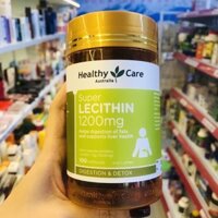 [HÀNG CHUẨN ÚC] Mầm đậu nành Healthy Care super Lecithin 100 viên