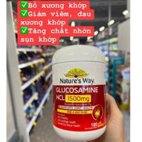 [Hàng chuẩn Úc] Viên uống bổ xương khớp Nature’s way glucosamine HCL 1500mg joint repair 200 viên của Úc