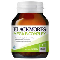 [Hàng chuẩn Úc] Viên uống bổ sung vitamin nhóm b Blackmores mega B complex 31 viên và 75 viên của Úc Chợ Việt Úc