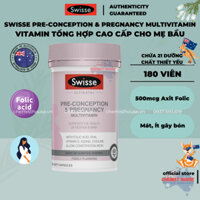 [HÀNG CHUẨN ÚC] Vitamin tổng hợp cho mẹ bầu có mã unique check code - Swisse Ultinatal Pre Conception & Pregnancy