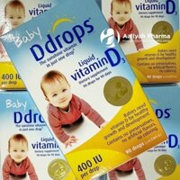 [Hàng chuẩn] Vitamin D3 Baby Ddrops 400 IU Canada