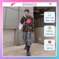 [HÀNG CÓ ẢNH/VIDEO THẬT + ĐÁNH GIÁ] Áo Nỉ Rằn Ri In Mặt Hồng FL Chất Liệu Nỉ Ngoại Thời Trang DIVACO SP000662