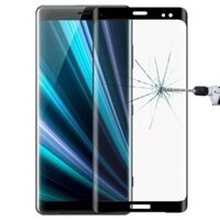 Hàng có sẵn 0,3mm 9H Độ cứng bề mặt 3D Cạnh cong Phim kính cường lực toàn màn hình cho Sony Xperia XZ3