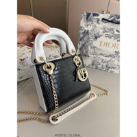 Hàng có sẵn 100% 1: 1 100% 1: 1 D Túi công chúa Túi đeo vai cầm tay cổ điển thời trang đa năng (Có hộp)