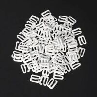 【Hàng có sẵn】 100 chiếc Khâu thủ công kẹp khóa móc điều chỉnh dây đeo đồ lót áo ngực Kim loại