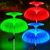 Hàng CÓ SẴN 7 Màu Thay Đổi Đèn Năng Lượng Mặt Trời Đèn RGB Năng Lượng Mặt Trời Đèn Giáng Sinh Đèn Cổ Tích Ngoài Trời Chống Thấm Nước Thạch Đèn Sợi Quang Bãi Cỏ Cảnh Quan Sân Vườn Đèn Trang Trí Sàn
