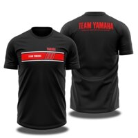 [Hàng Có Sẵn] Áo Thun Unisex 100% Cotton In Logo Yamaha Racing Team