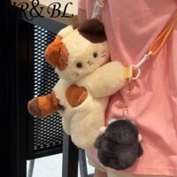 🎒HÀNG CÓ SẴN🌊 Ba lô mèo con ba hoa đáng yêu ba lô sang trọng túi đeo chéo ba lô búp bê cặp sách n