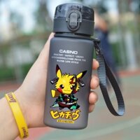 [Hàng Có Sẵn] Bình Nước Bằng Nhựa Hình Pokemon Cho Học Sinh Nam Và Nữ