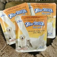 [Hàng có sẵn]  Bộ 5 gói sữa dinh dưỡng dành cho chó mèo - Bio milk for pet