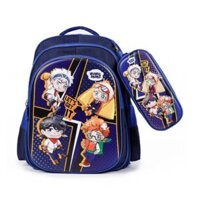 [Hàng có sẵn] Bộ balo EVA kèm bóp viết cao cấp 2 trong 1 cho bé đi học – Học Viện Alpha